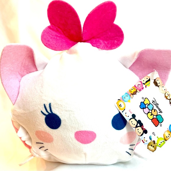 Disney Other - Disney Marie Cat Tsum Tsum 8" Plush Aristocats Plush Doll New With Tags NWT